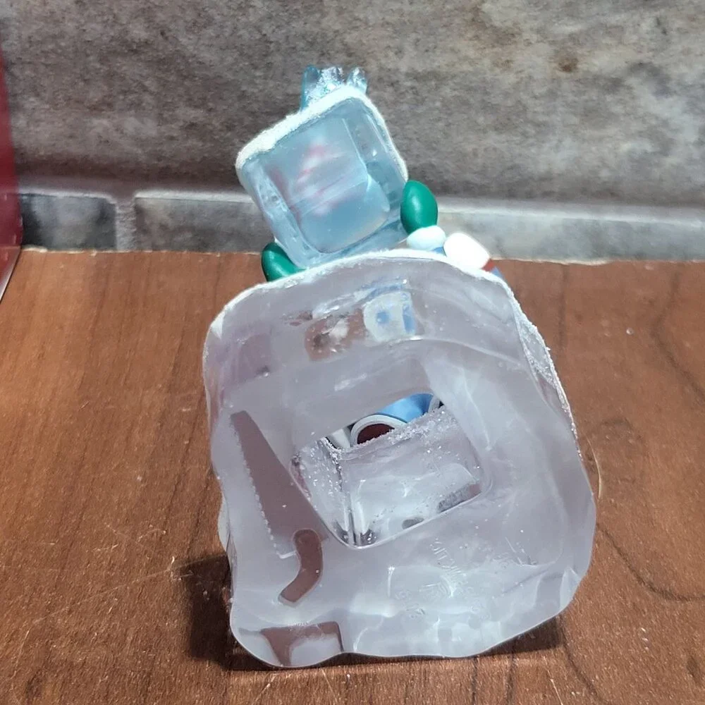 Hallmark Christmas Ornament Frosty Friends 2015 Fish Fishbowl Block of Artic Ice